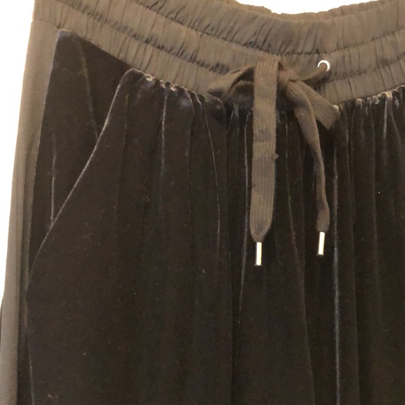 GAP Velvet Wide-Leg Track Pants - Picture 3 of 7